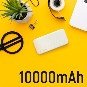 Wozinsky powerbank Li-Po 10000mAh 2 x USB valkoinen (WPBWE1)