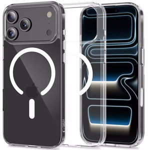 Tech-Protect Flexair Hybrid CC MagSafe Suojakuori iPhone 17 Pro Max -lle - kirkas