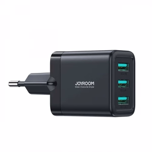 Charger Joyroom "JR-TCN02" Black 17W (3xUSB)