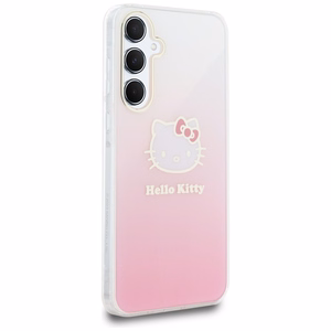 Hello Kitty IML Gradient Electrop Kitty Head Suojakuori Samsung Galaxy A55:lle - Vaaleanpunainen