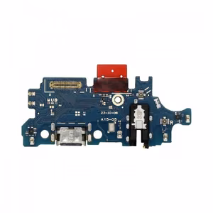 Charging port compatible with Samsung A156 A15 5G / A155 A15 4G with flex / silver OEM