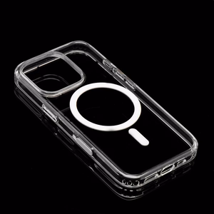 Läpinäkyvä Elite MAG COVER -kuori kellastumistoiminnolla, kameranohjauspainike ja MagSafe IPHONE 17 – läpinäkyvä
