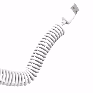 Dudao auton pikalataussarja 2x USB 2.4A + kaapeli USB 3in1 Lightning / Type C / micro USB valkoinen (R7 white)
