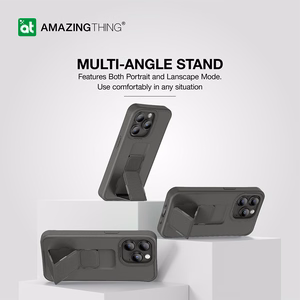 Amazing Thing Matte Pro Mag Suojakuori 12FT IP156.7PMPBK iPhone 15 Pro Max:lle musta