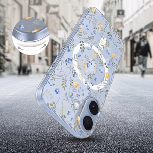 Tech-Protect FlexAir MagSafe Suojakuori iPhone 17:lle - Daisies with Leaves