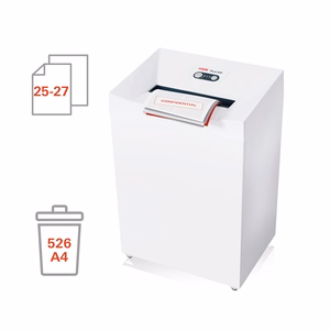 HSM Pure 530 – paperisilppuri, suikaleleikkaava, 5,8 mm, 80 l (2351111)