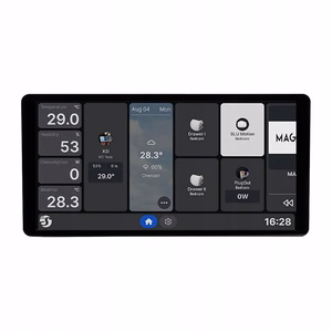 6,95 tuuman Shelly Wall Display X2i WiFi/BLU ohjauspaneeli musta