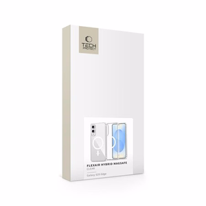 Tech-Protect FlexAir Hybrid MagSafe Suojakuori Samsung Galaxy S25 Edge:lle - kirkas