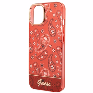 Guess GUHCP14MHGBNHR iPhone 14 Plus 6.7" punainen/punainen kovakotelo Bandana Paisley (Paisley)