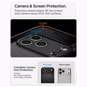 Spigen Tough Armor suojakuori mallille iPhone 18 Pro Max / 17 Pro Max – väri: musta