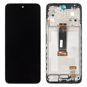 Alkuperäinen LCD-näyttö ja kosketuspaneeli kehyksellä Redmi 12 4G / 5G -mallille