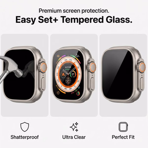 Tech-Protect Easy Set+ Tempered Glass 2-pack for Apple Watch Ultra 1/2 49mm - Clear