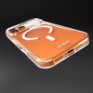 SBS Extreme Mag Suojakuori D3O-teknologialla iPhone 17 Pro:lle - läpinäkyvä