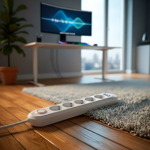 Maclean MCE395 W – power strip, 5 sockets + 3×USB, 110–240 V AC, 50/60 Hz, 2.1 A, up to 2500 W, 1.5 m, white