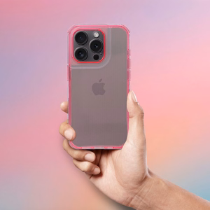 MATRIX CLEAR kotelo iPhone 16 Pro Max pinkki
