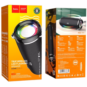 Langaton kaiutin LED 2 x 5W 6h Hoco HC2 musta