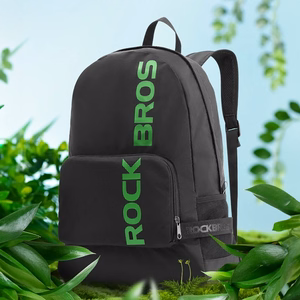 Rockbros H10-BK urheilullinen kokoontaitettava reppu 18 l - musta