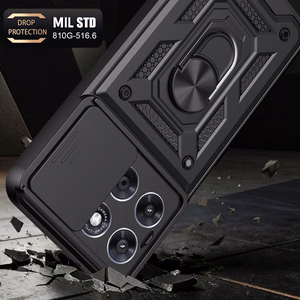 Tech-Protect CamShield Pro Case for Motorola Moto G67 / G77 - Black