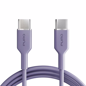 Puro ICON USB-C - USB-C -kaapeli 1,5 m - violetti