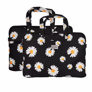 Wonder Briefcase kannettavan laukku 15-16 tuumaa mustat päivänkakkarat