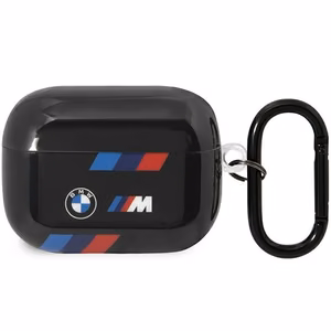 BMW BMAP222SOTK AirPods Pro 2 gen suojus musta/musta Tricolor Stripes