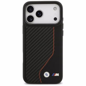 BMW M Carbon Line & Logo MagSafe Suojakuori iPhone 17 Pro Maxille - punainen
