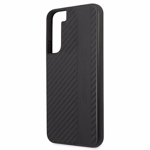 AMG Carbon Stripe&Embossed Kotelo Samsung Galaxy S22+ - musta