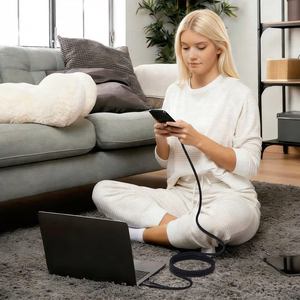 Tech-Protect Ultraboost UB11T USB-C / USB-C PD 100W / QC3.0 kaapeli 200 cm - musta