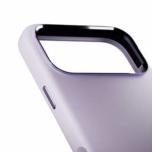 Puro Icon Mag Pro nestesilikoninen Suojakuori iPhone 17 Pro Max:lle, MagSafe -yhteensopiva, kamerasuojauksella ja alumiinipainikkeilla - vaaleanpunainen
