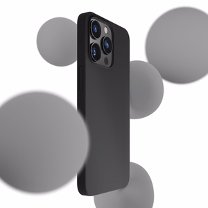 3mk Silikoninen Suojakuori iPhone 16 Pro:lle - Musta