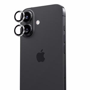 Benks Tempered glass Glass Warrior Metal Lens Protector on camera for Iphone 17 (lens 2 pieces) black