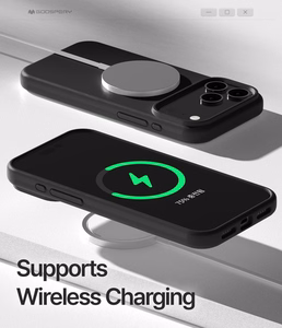 Case Mercury Pure Magsafe Silicon Case Apple iPhone 17 Pro Max black