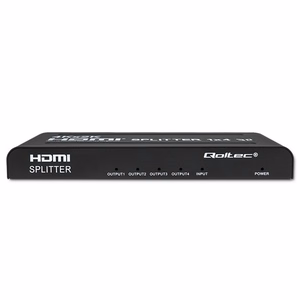 Qoltec 51798 Aktiivinen HDMI-Jakolaite 4x HDMI 4K 3.4Gb/s