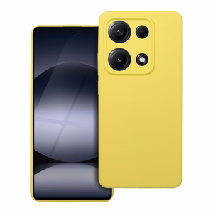 Case for Xiaomi Redmi Note 14S Silicone 2mm (camera protection) yellow