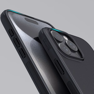 Nillkin Super Frosted Shield Pro Magneettinen suojakuori iPhone 16 Pro Max:lle - musta