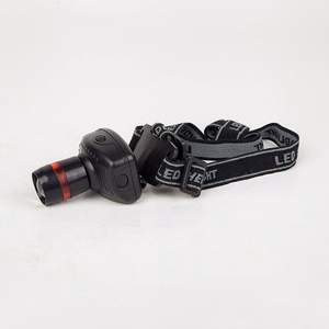 LED-otsalamppu 3W Musta