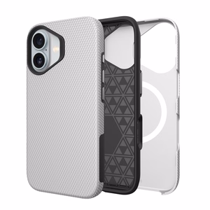 Perfectionists Triangle Mag Case iPhone 15 silver