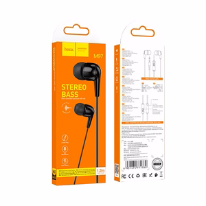 Langalliset kuulokkeet USB C Hoco M97 mustat