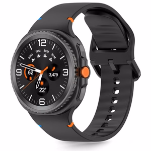 Tech-Protect Silikoninen Hihna Samsung Galaxy Watch 8/Classic (40/44/46mm) musta