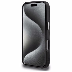 Karl Lagerfeld IML Choupette Head Logo MagSafe Suojakuori iPhone 16 Pro - musta