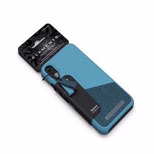 Nordic Elements Saeson Freja suojakuori laitteelle iPhone XS Max, petrolinsininen