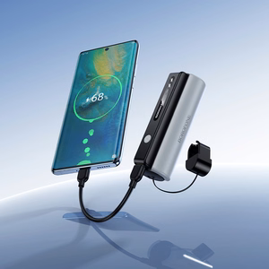 Borofone Power Bank 5000mAh BJ87 Star - Typ C - with flashlight black