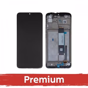LCD-näyttö yhteensopiva Xiaomi Redmi 9T / Poco M3 musta kehyksellä OEM