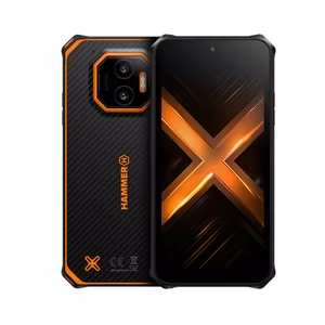 Hammer Energy X2 5G 8/256 Gt, musta/oranssi