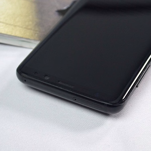 3D Edge Nano Flexi Glass Hybrid Full näytönsuoja kehyksellä Samsung Galaxy S21+ 5G (S21 Plus 5G) musta