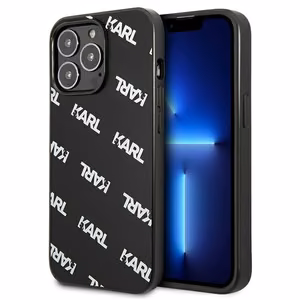 Karl Lagerfeld Allover kotelo iPhone 13 Pro / iPhone 13 - musta