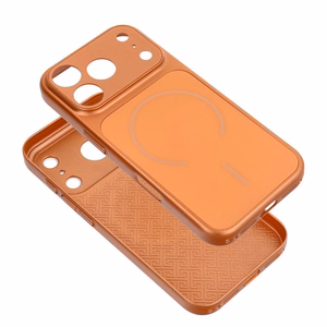 Suojakuori iPhone 17 AIR:lle Make 17 yhteensopiva MagSafen kanssa oranssi