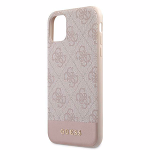 Guess 4G Stripe Collection Suojakuori iPhone 11 / Xr 6.1":lle - vaaleanpunainen