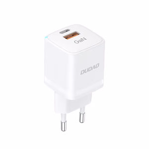 Seinälaturi GaN 33W PPS USB C/USB Dudao A13Pro - valkoinen