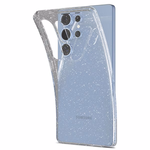 Spigen Liquid Crystal suojakuori Samsung Galaxy S25 Ultra -puhelimelle Glitter Crystal